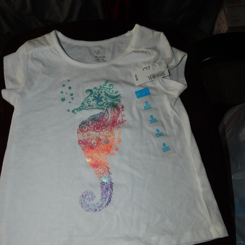 The Children's Place Sea Horse Tee
